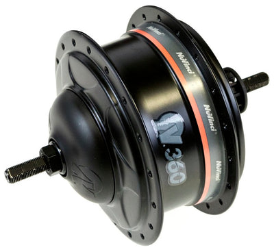 Shimano n360 achternaaf rollerbrake v-brake 36 gaats zwart kaal