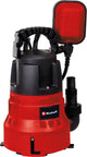 Einhell elektrische vuilwaterpomp gc-dp 7035 ll - 700 w - 16000 l u - vuil tot ø35 mm - afzuigend tot 1 mm - verstelbaar voor vuil en schoon water