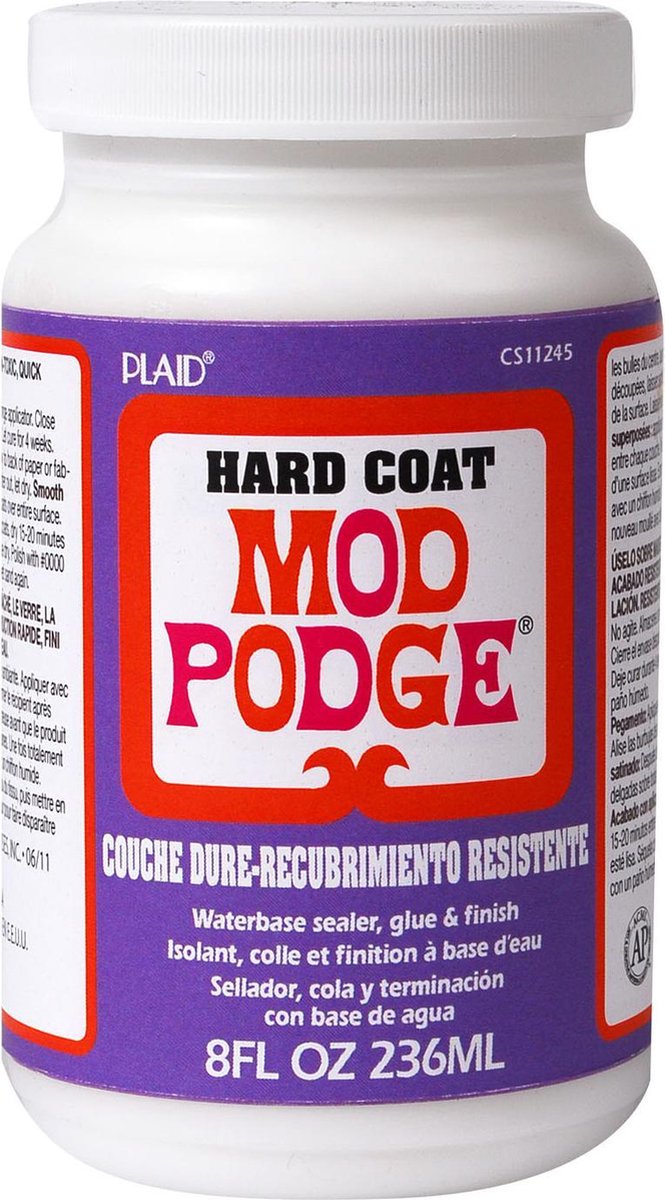 Mod podge hard coat, 236ml 8 oz.