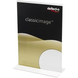 Tafeldisplay deflecto 69001 crystal clear 1 stuk