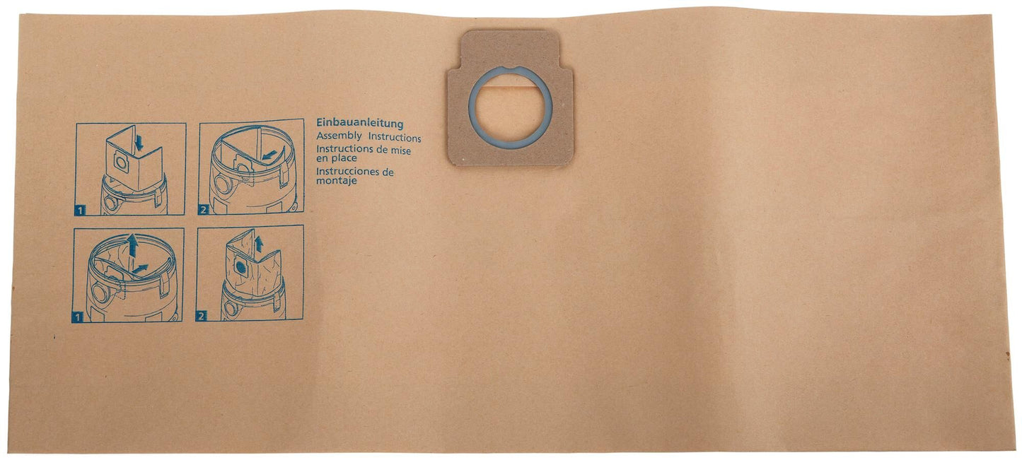 Nilfisk staubsaugerbeutel filter bag 1-ply 5pcs f.turbo gt