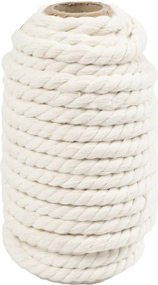 Creativ company macramétouw 8,5 mm 12 m off white