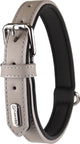 Flamingo binti met neopreen - halsband honden - halsband binti grijs xxl 52-62cm 30mm - 1st - 123384 - 1st