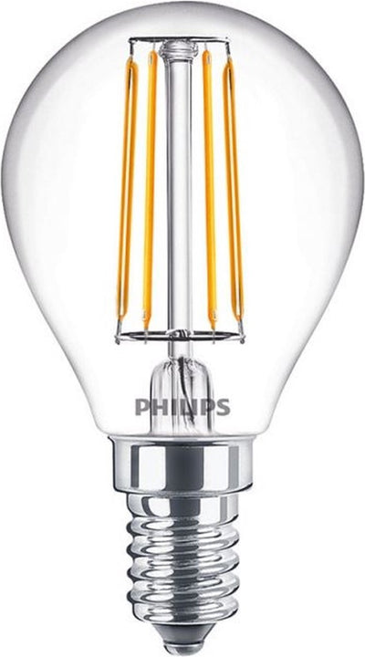 Philips led philips - master value ledluster e14 kogel filament helder 3.4w 470lm - 927 zeer warm wit | beste kleurweergave - dimbaar - vervangt 40w