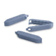 Rotho onda sluitclips set a 10 stuks ca. 8cm blauw