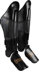 Everlast titan pro striking shin guards, black s