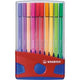 Stabilo viltstift pen 68 kleurenassortiment 20 stuks