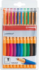 Stabilo pointvisco - rollerball - medium 0,5 mm - etui met 10 kleuren
