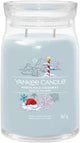 Yankee candle - north pole hideaway large jar geurkaars - 90 branduren - twee lonten