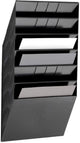 Durable folderhouder flexiboxx 6, 6 vakken, a4, liggend, zwart