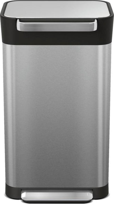 Joseph joseph intelligent waste prullenbak titan slim - rvs - 30 l - zilver