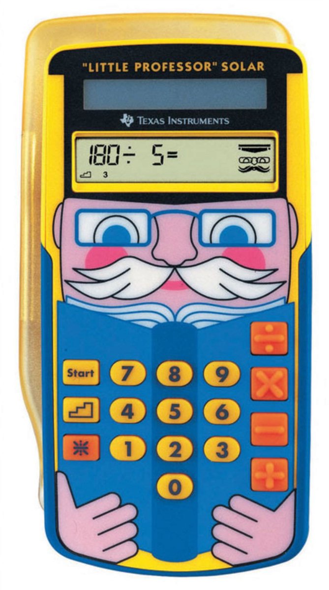 Texas instruments rekenmachine little professor solar