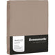Bonnanotte hoeslaken jersey elastan kiezel 90x200cm