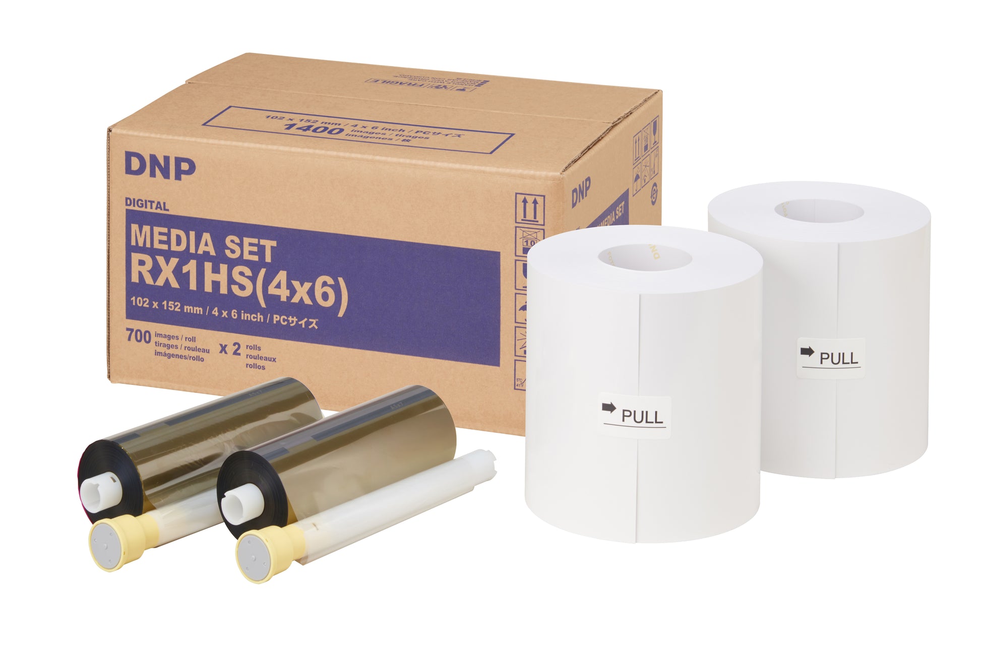 DNP Papier DSRX1HS-4X6 2 Rol � 700 St. 10x15 voor DS-RX1HS