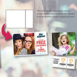 DNP Papier 2 Rol � 400 St. 10x15 Geperforeerd op 10x10 cm voor DS620 - afbeelding 3