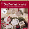 Creativ company hobbyset kerstornamenten zelfhardende klei
