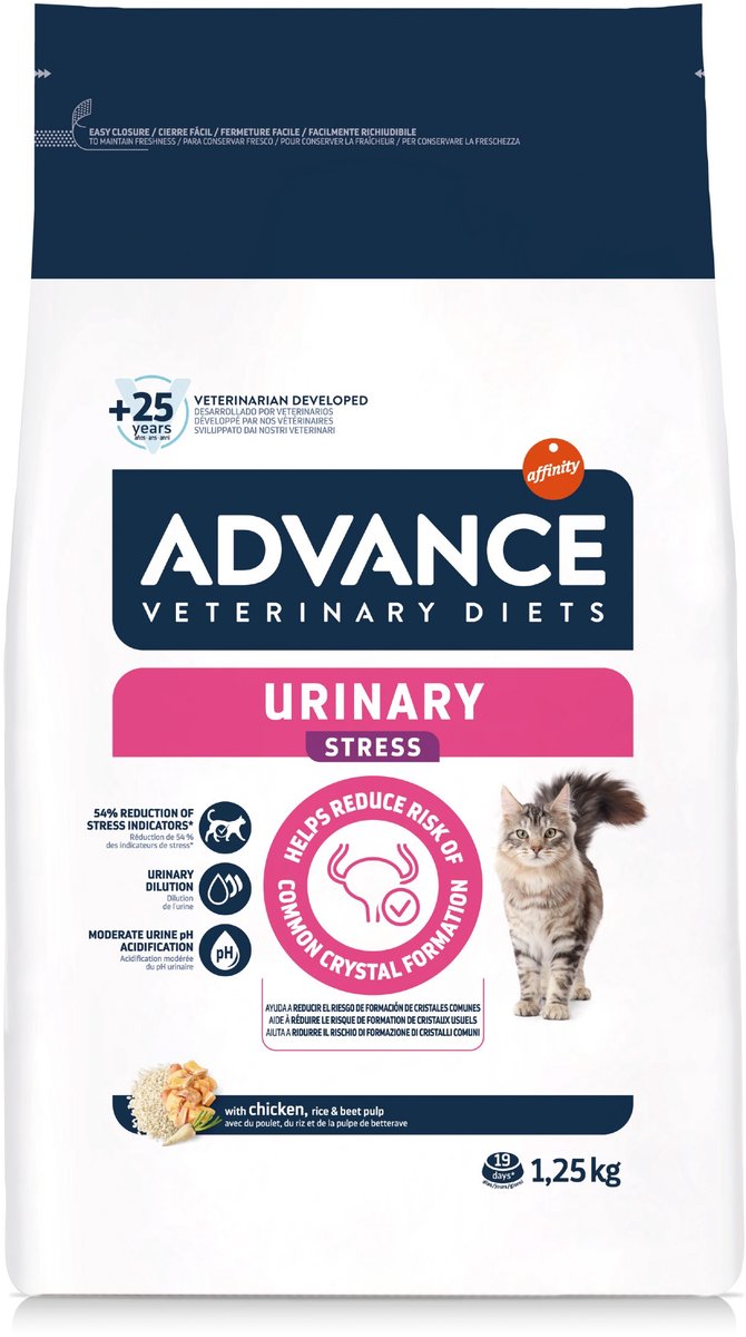 Advance veterinary diet cat - urinary stress - kattenvoer - 1,25 kg