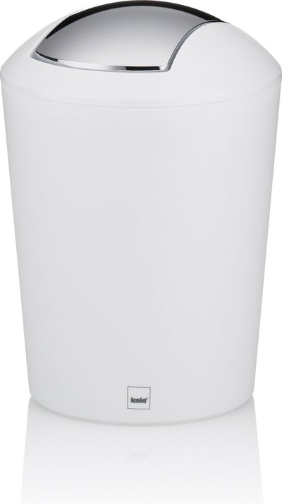 Kela marta afvalemmer swing - 1,7 l - wit -