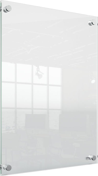Nobo premium plus wandgemonteerde a3 poster frame voor documenten, posters - met hoekmontage - transparant acryl