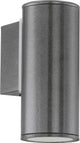 Eglo riga wandlamp buiten - gu10 - 16,5 cm - antraciet