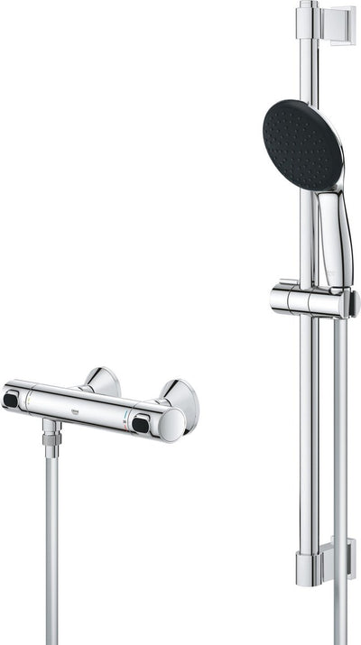 Grohe quickfix precision flow doucheset - waterbesparend - chroom