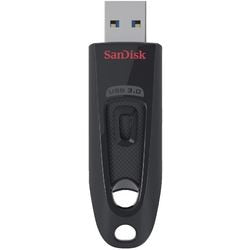 Sandisk ultra 64 gb usb-stick (zwart rood, sdcz48-064g-u46)