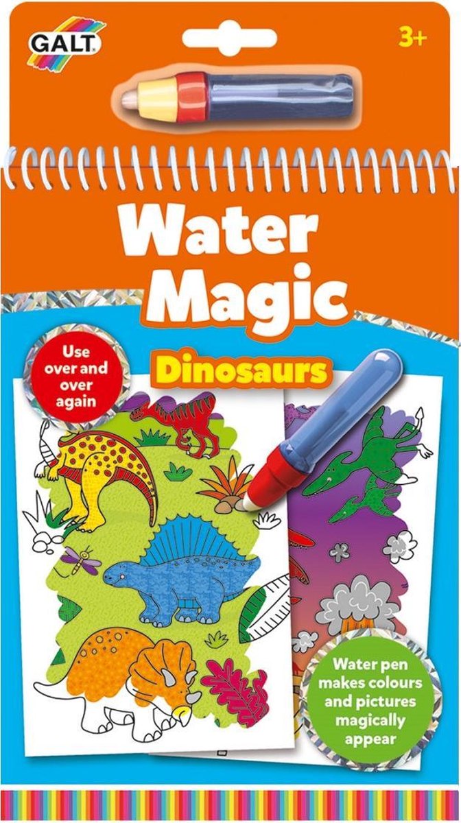 Galt waterkleurboek water dinosaurus - kleurboek