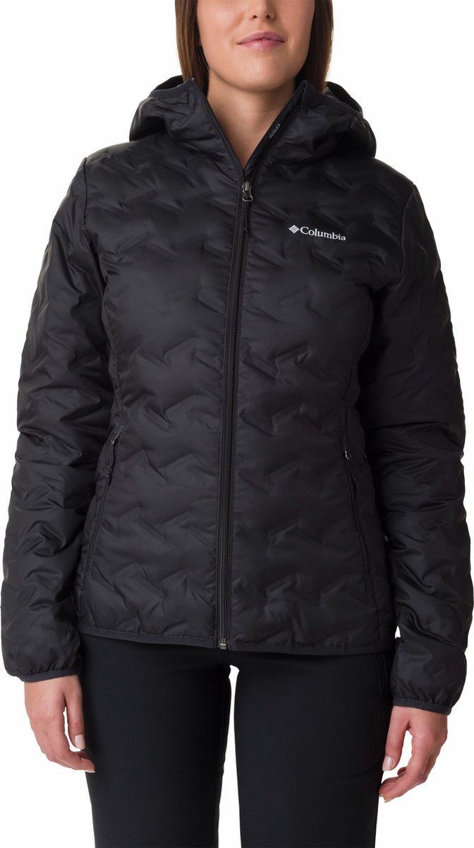 Columbia delta ridge™ ii down hooded jacket women's outdoorjas - black - maat xs