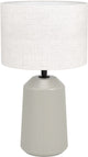 Eglo capalbio tafellamp - e27 - 41 cm - zandkleur wit - keramiek