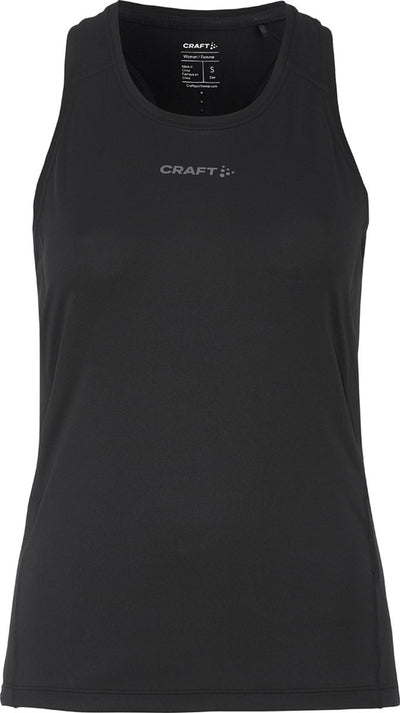 Craft adv essence singlet 2 w dames sportshirt - zwart