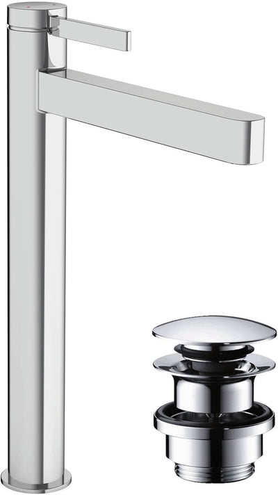 Hansgrohe finoris - wastafelmengkraan - ééngreeps bediening - met afvoerplug - 260mm - chroom