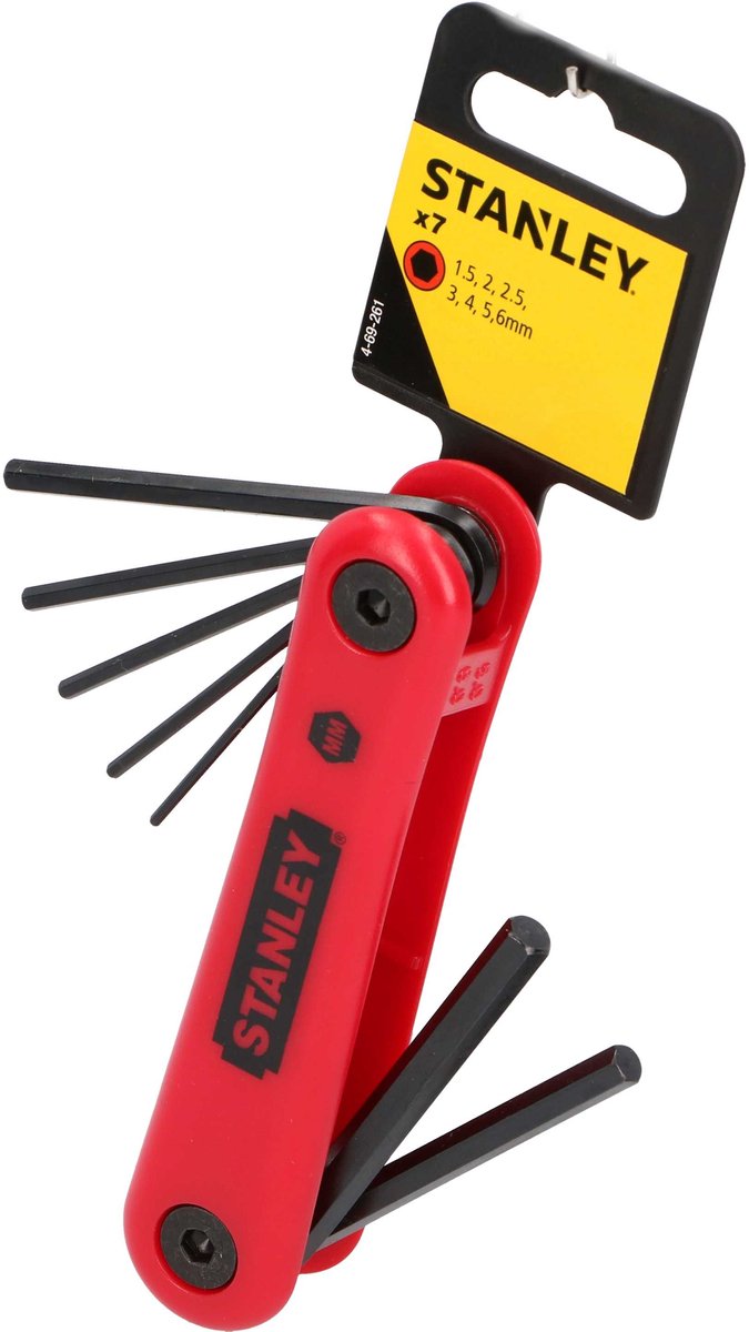 Stanley stiftsleutelset 7 delig