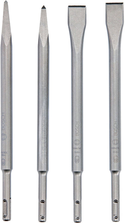 Bosch beitelset 4 stuks standaard 250 sds-plus