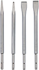 Bosch beitelset 4 stuks standaard 250 sds-plus