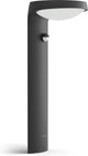 Philips led philips tyla sokkellamp op zonne-energie - antraciet - met sensor - 1.2w