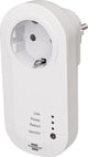 Brennenstuhl â®connect smart plug met 433 mhz zender wa 3600 lrf01 433 (slimme stekker 2.4 ghz compatibel met alexa, google assistant en zelflerende â® 433 mhz apparaten )