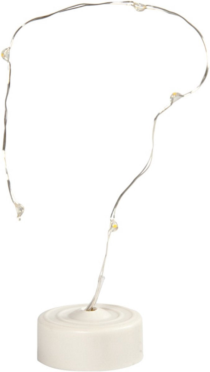 Creativ company creotime led lichtslinger zilver 27cm