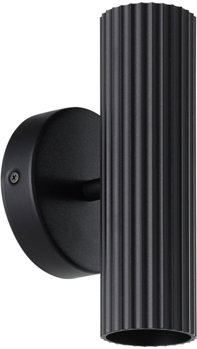 Eglo portillo wandlamp - gu10 - 20 cm - zwart