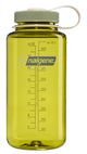 Nalgene - wide mouth bottle - drinkfles - waterfles - 1000ml - bpa free - sustain - endive w oil nieuw