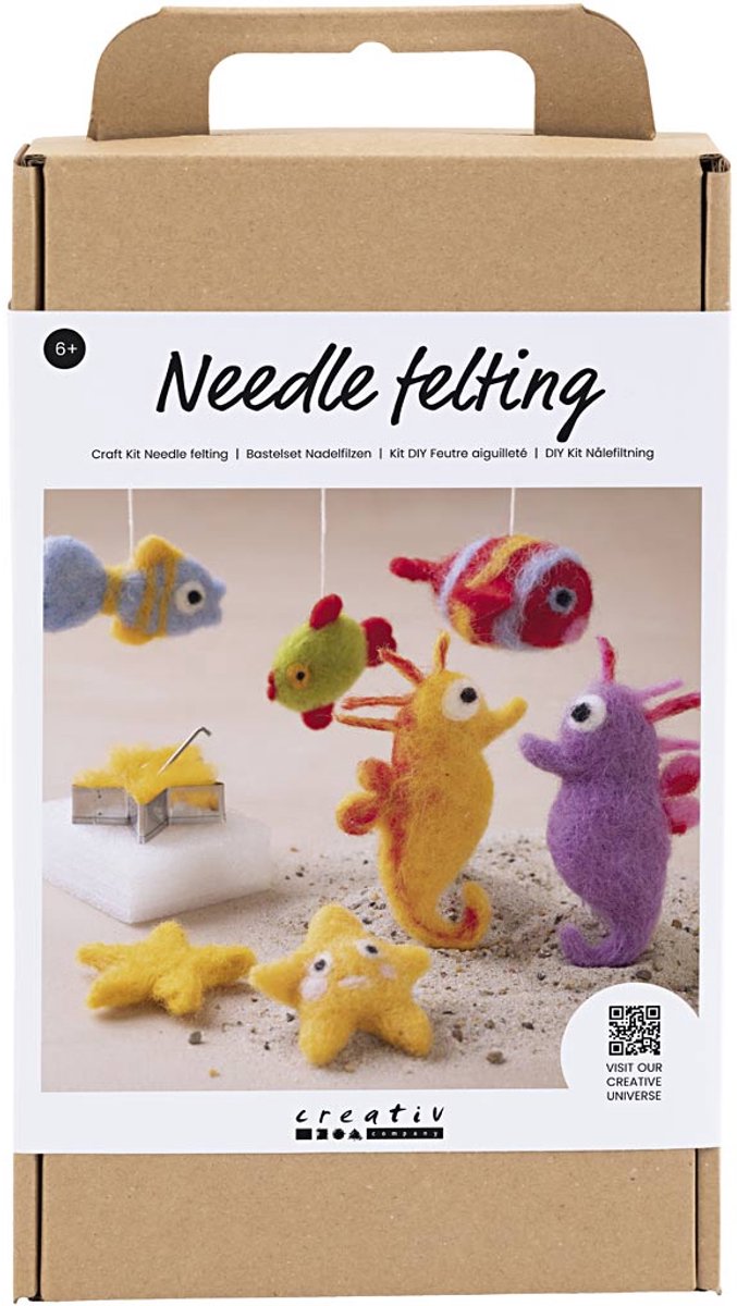 Creativ company http: www.cchobby.nl hobbyset-naaldvilten-dieren-in-water-1-doos