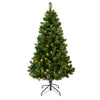Everlands kunstkerstboom imperial pine 180cm hoog verlicht met 260 geintegreerde warmwitte led lampjes