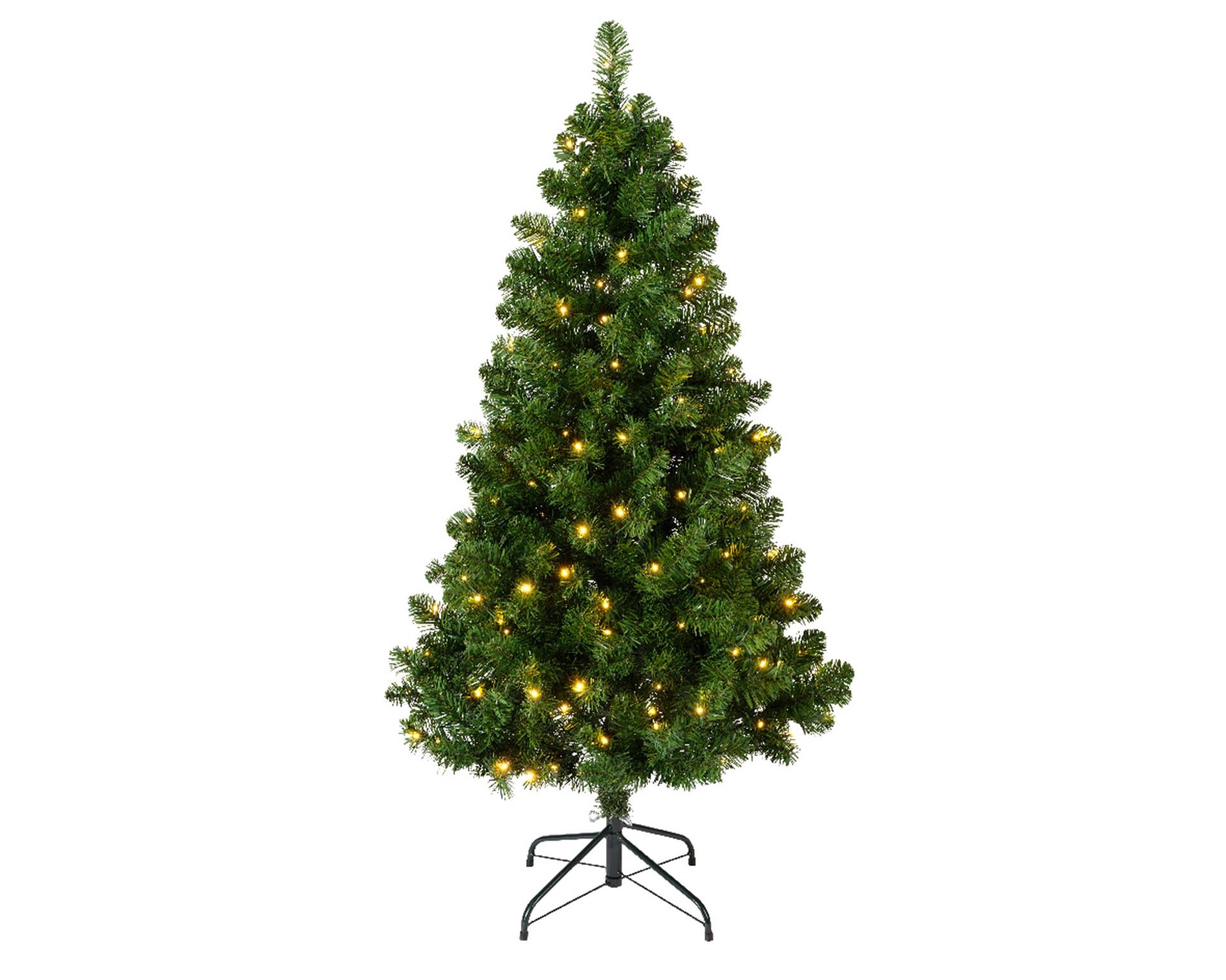 Everlands kunstkerstboom imperial pine 180cm hoog verlicht met 260 geintegreerde warmwitte led lampjes