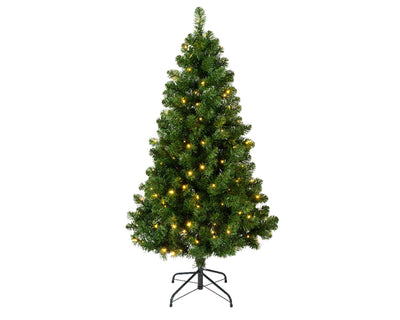 Everlands kerstboom imperial pine180cm+ledverlicht