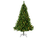 Everlands kunstkerstboom imperial pine 210cm hoog verlicht met 380 geintegreerde warmwitte led lampjes - afbeelding 1