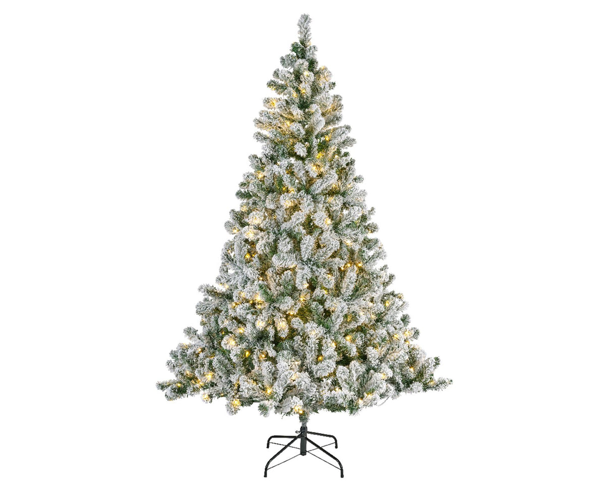 Everlands kerstboom imperial pine snowy 150cm+led