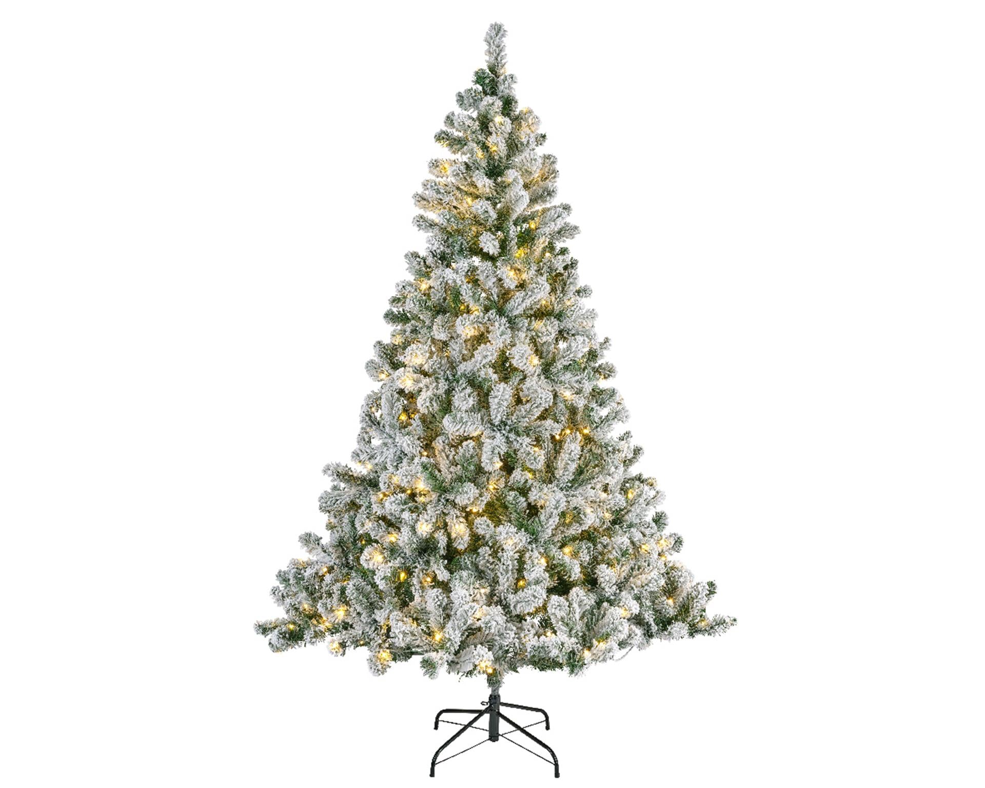 Everlands kerstboom imperial pine snowy 150cm+led