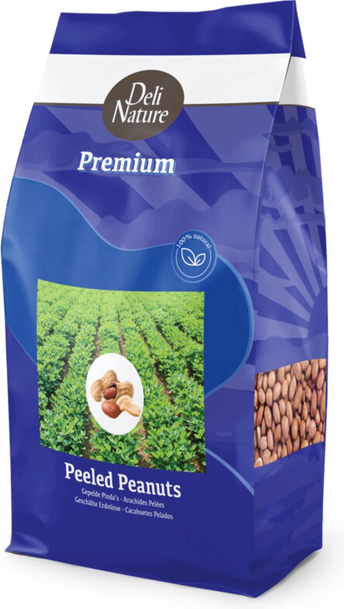 Deli nature gepelde pinda's 1 kg
