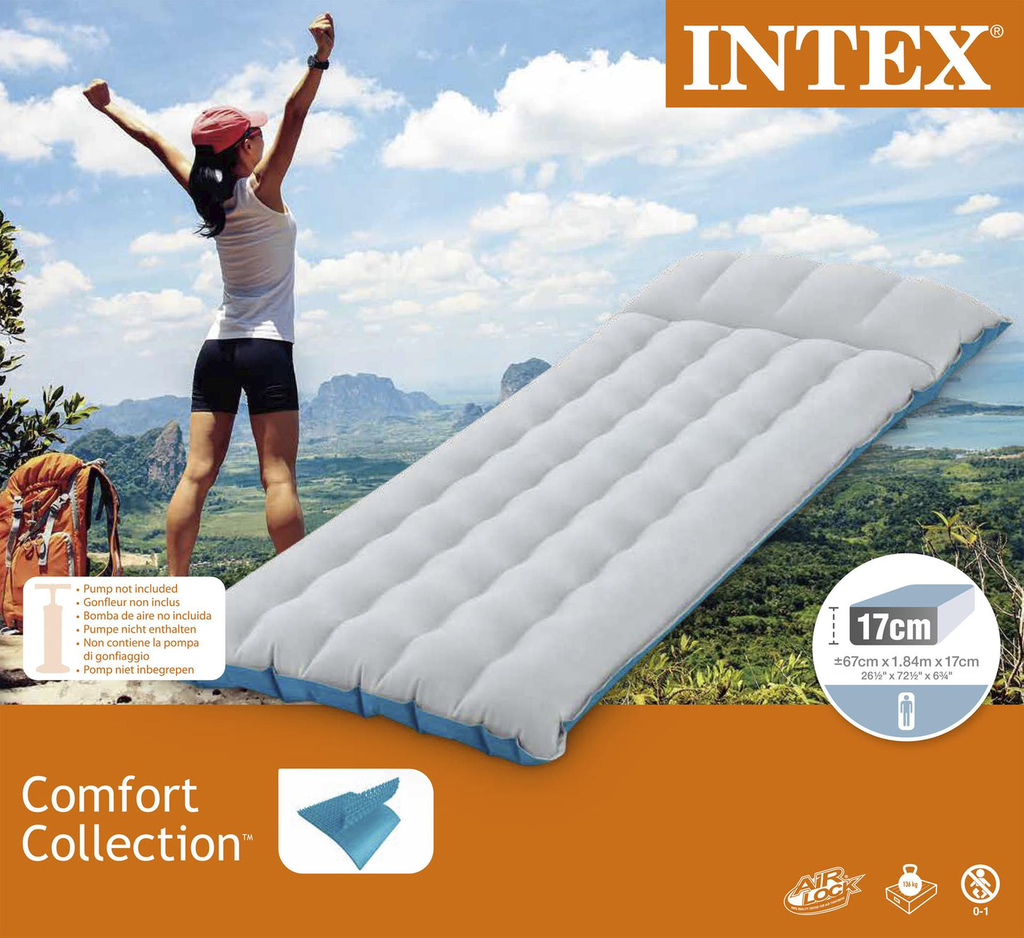 Intex kampeerluchtbed - compact