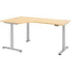 Bach zit-sta bureau hammerer ahorn 200x120x127cm