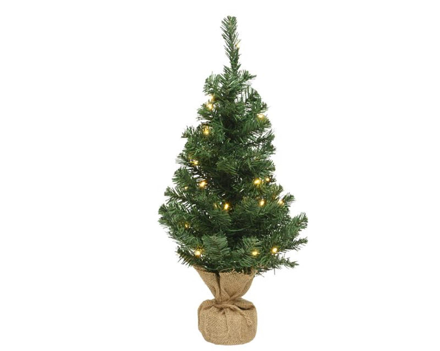 Everlands kerstboom 45cm met led verlichting